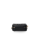 Chanel - Filigree Vanity Case Black Quilted Caviar Small (Pre-Owned)
