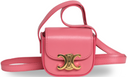 Celine - Calfskin Triomphe Airpods Case With Strap Flamingo (Pre-Owned)