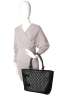Chanel - Calfskin Quilted Large Cambon Tote Black