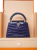 Louis Vuitton Capucines Mini Aligator Navy