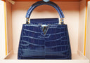Louis Vuitton Capucines Mini Aligator Navy