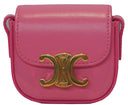Celine - Calfskin Triomphe Airpods Case With Strap Flamingo (Pre-Owned)