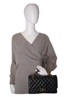 Chanel Medium Flap in Black Caviar with Gold Hardware