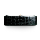 Chanel - Green Crocodile Large Classic Handbag Gold c. '05-'06 (Pre-Owned)