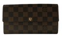Louis Vuitton - Damier Ebene Pattern Sarah Wallet