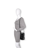 Balenciaga - Calfskin Logo Crocodile Embossed XS Everyday Bucket Bag (Pre-Owned)
