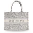 Dior - Canvas Embroidered Medium Dioriviera Toile De Jouy (Pre-Owned)