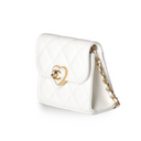 Chanel - Lambskin Mini Flap Bag with Heart Turn Lock (Pre-Owned)