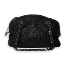 Chanel - Black Ruched Astrakhan Bowler Bag (Pre-Owned)