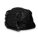 Chanel - Black Ruched Astrakhan Bowler Bag (Pre-Owned)