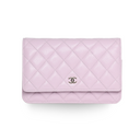 Chanel - Classic Quilted  Caviar WOC Light Pink (Pre-Owned)