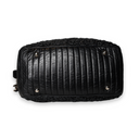Chanel - Black Ruched Astrakhan Bowler Bag (Pre-Owned)