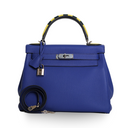 Hermes - Kelly Au Trot 28 Bleu Electrique Togo Palladium Hardware (Pre-Owned)