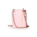 Chanel - Sakura Pink Caviar Vertical Vanity Bag with Chain