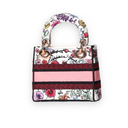 Dior - Canvas Florilegio Embroidered Mini Lady D-Lite White