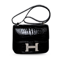 Hermes - Black American Alligator Constance III 24cm Bag (Pre-Owned)