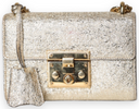 Gucci - Padlock Metallic Handbag
