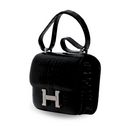 Hermes - Black American Alligator Constance III 24cm Bag (Pre-Owned)