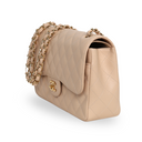 Chanel - Caviar Quilted Jumbo Double Flap Beige Clair (Pre-Owned)