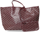 Goyard - Saint Louis GM Tote in Burgundy Chevron Canvas (Pre-Owned)