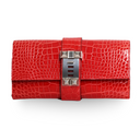 Hermes - 23cm Alligator Mississipiensis Lisse Clutch Bag Silver Hardware (Pre-Owned)