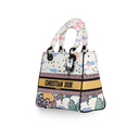 Dior - Canvas Ciel De Reve Small Lady Dior Latte Multicolor (Pre-Owned)