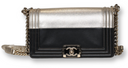 Chanel - Medium Lambskin Bicolor Boy Bag