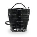 Balenciaga - Calfskin Logo Crocodile Embossed XS Everyday Bucket Bag (Pre-Owned)