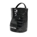 Balenciaga - Calfskin Logo Crocodile Embossed XS Everyday Bucket Bag (Pre-Owned)