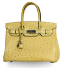 Hermes - Kiwi Ostrich Birkin 30cm Handbag Palladium Hardware (Pre-Owned)