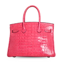 Hermes - Pink Alligator Birkin 30 Palladium Handbag (Pre-Owned)