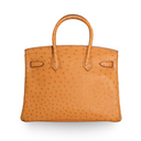 Hermes - Ostrich Biscuit Birkin 30cm Handbag Palladium Hardware (Pre-Owned)