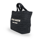 Saint Laurent - Raffia Rive Gauche Tote Black (Pre-Owned)