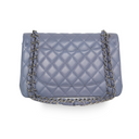Chanel - Jumbo Classic Flap Bag Dark Blue Quilted Lambskin (Brand New)