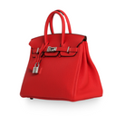 Hermes - Birkin 25 Togo Rouge Pivoine
