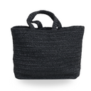 Saint Laurent - Raffia Rive Gauche Tote Black (Pre-Owned)