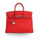 Hermes - Birkin 25 Togo Rouge Pivoine