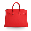 Hermes - Birkin 25 Togo Rouge Pivoine