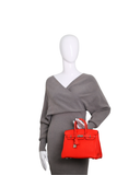 Hermes - Tangerine Birkin 25 Togo Palladium Hardware