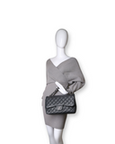 Chanel - Jumbo Caviar Double Flap Black/Silver (Pre-Owned)