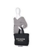 Saint Laurent - Raffia Rive Gauche Tote Black (Pre-Owned)