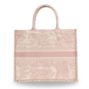 Dior - Canvas Large Dioriviera Toile De Jouy Book Tote Rose (Pre-Owned)